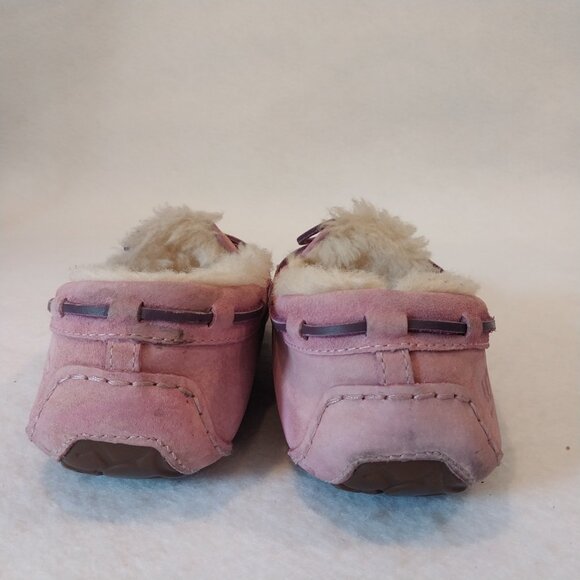 UGG Shoes Slippers Women 7 Pink Purple Dakota 5612 Comfort Shearling Fur Slip On - Picture 4 of 13